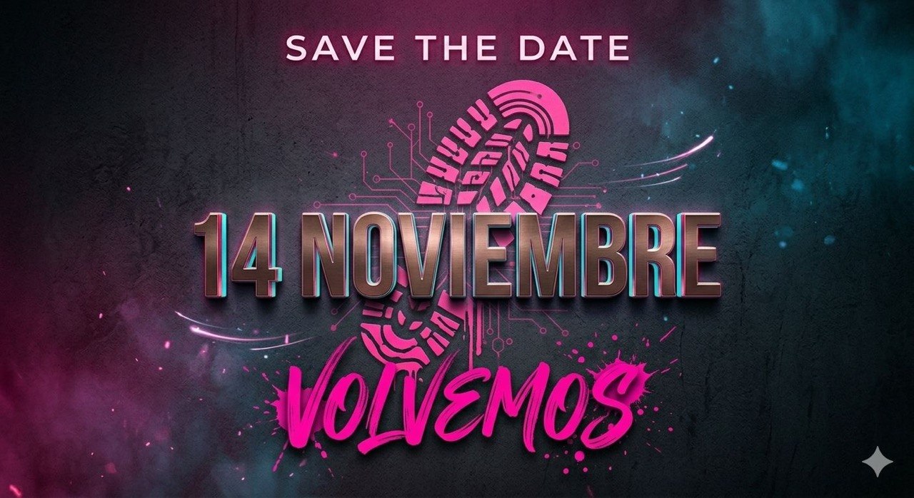 Publicación de Instagram de Kickfest: Save the date 14 noviembre