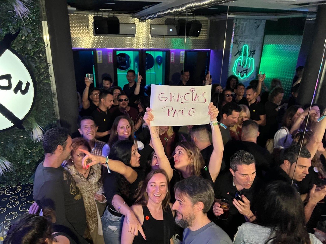 Publicación de Instagram de Kickfest con gente en la fiesta